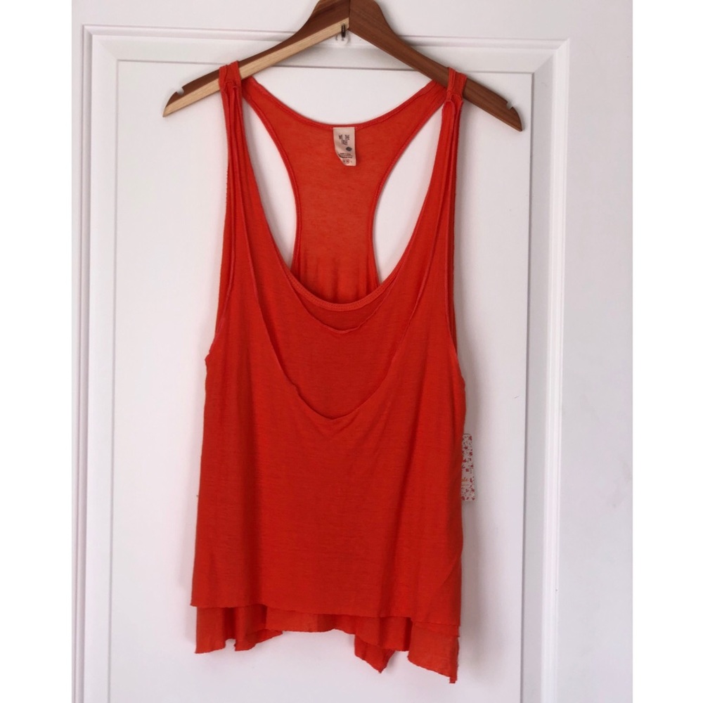Last call. Free People Karmen in Coral tank NWT - Picture 5 of 5